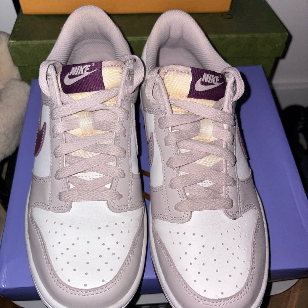 Nike Women's Lavender and White Sneakers